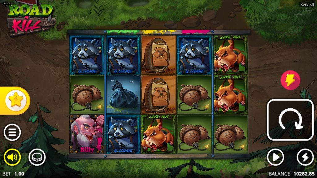 Reels Screen Roadkill Slot: Reels Screen