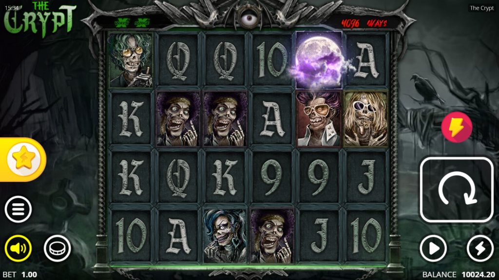 Reels Screen The Crypt Slot: Reels Screen