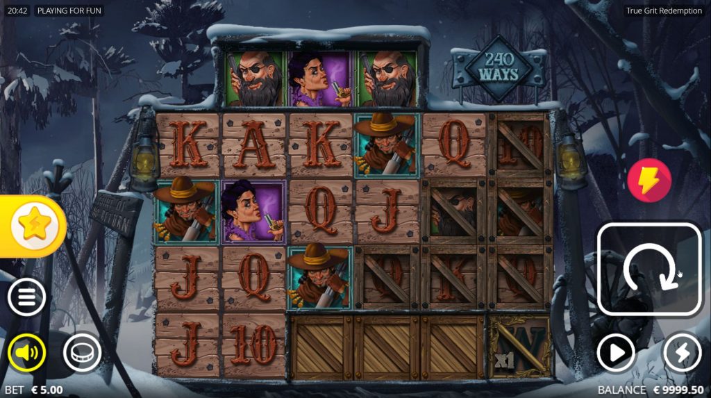 True Grit Redemption slot: Reels Screen True Grit Redemption slot: Reels Screen