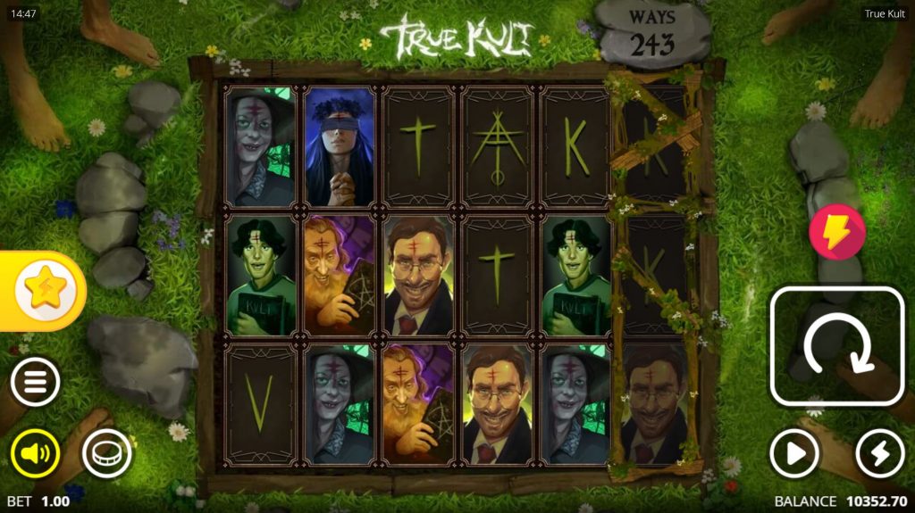 Reels Screen True Kult Slot: Reels Screen